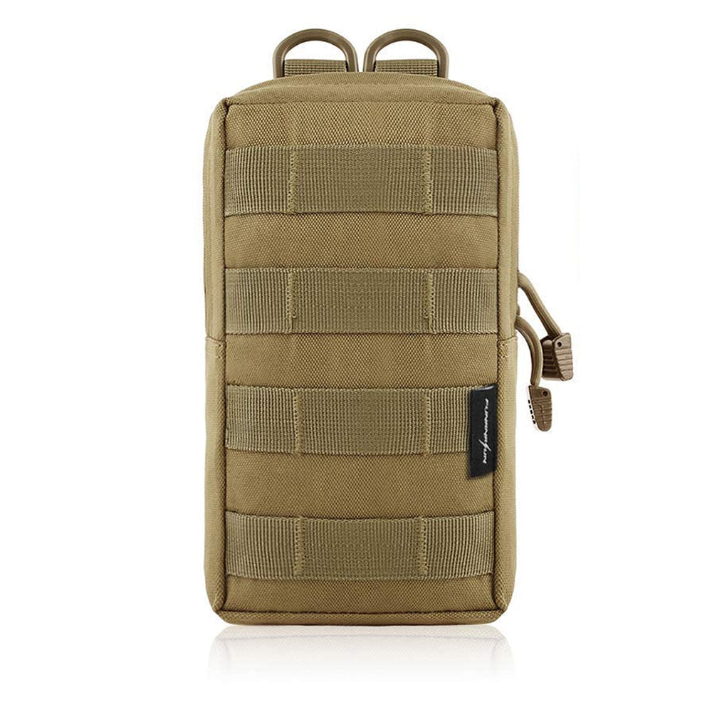 IKSNAIL EDC Molle Pouch Bag Outdoor Vest Waist Pack Hunting Backpack Accessory Gadget Gear Sport Bag Compact Water-resistant Bag
