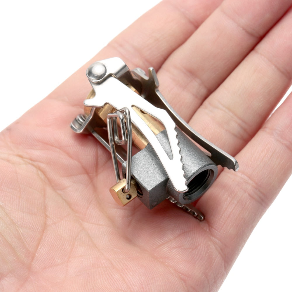 Lixada 3000W 45g Super Lightweight Mini Camping Stove Outdoor Gas Burner Survival Pocket Cooking Picnic Equipment