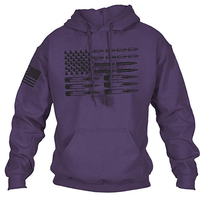 2020 Men's Winter Sweatshirt Long Sleeve American Flag Casual Pullover Hoodie