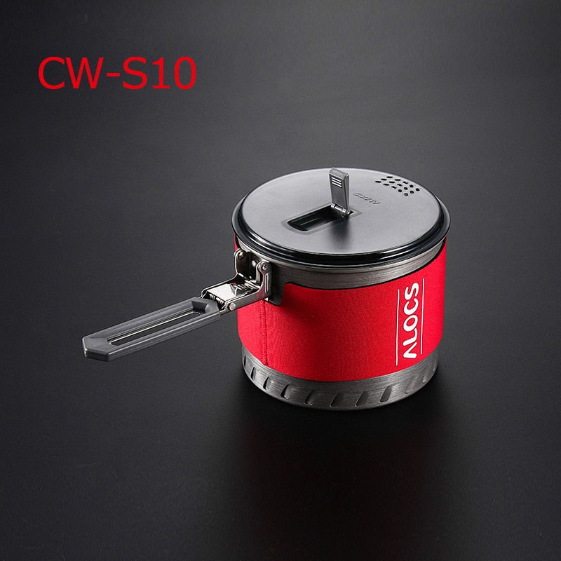 Outdoor Foldable Handle Cooking Pot