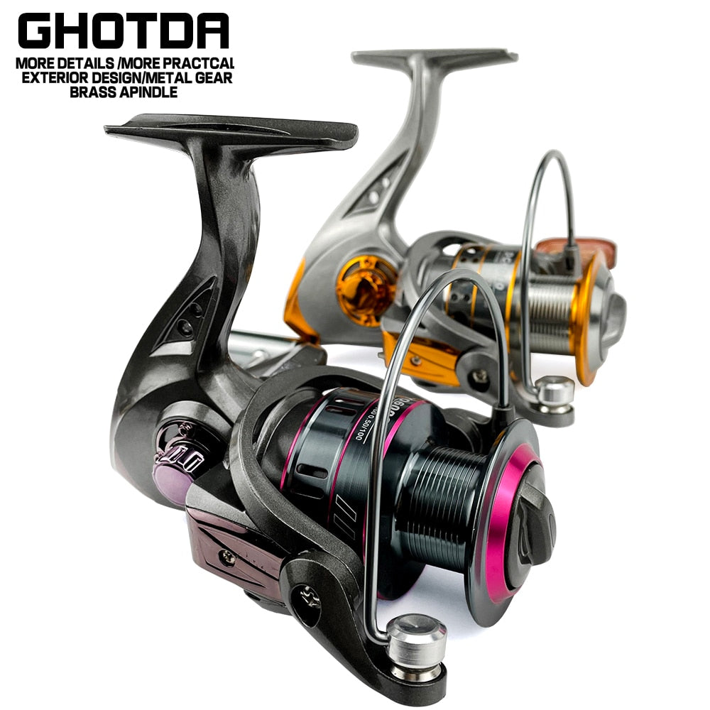 GHOTDA Fishing Reel Spinning 1000-7000 Series